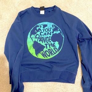 You Can Change the World Graphic Sweatshirt